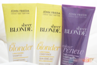 Odlični tretma za vse svetlolaske - izdelki John Frieda Sheer Blonde. 